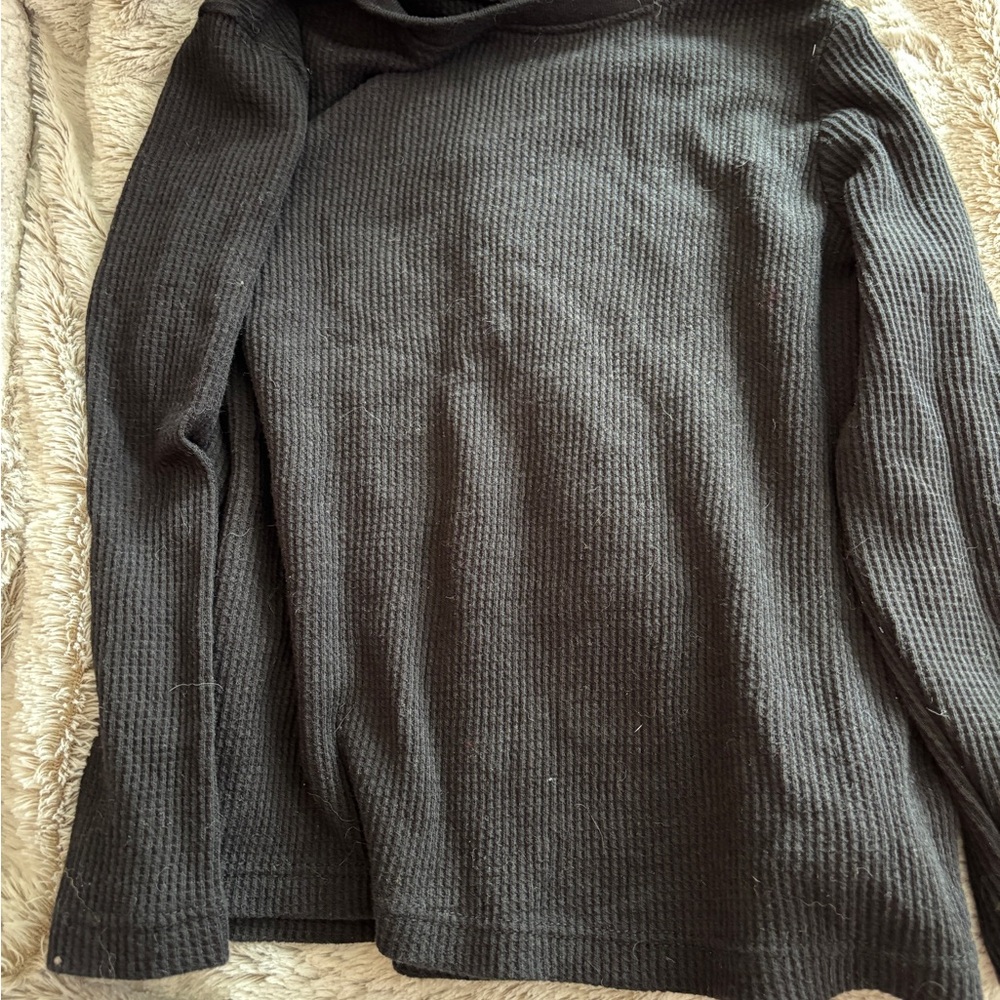 Old Navy Charcoal Cowl Neck Sweater